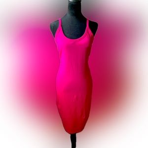 Express Hot Pink Tank Dress